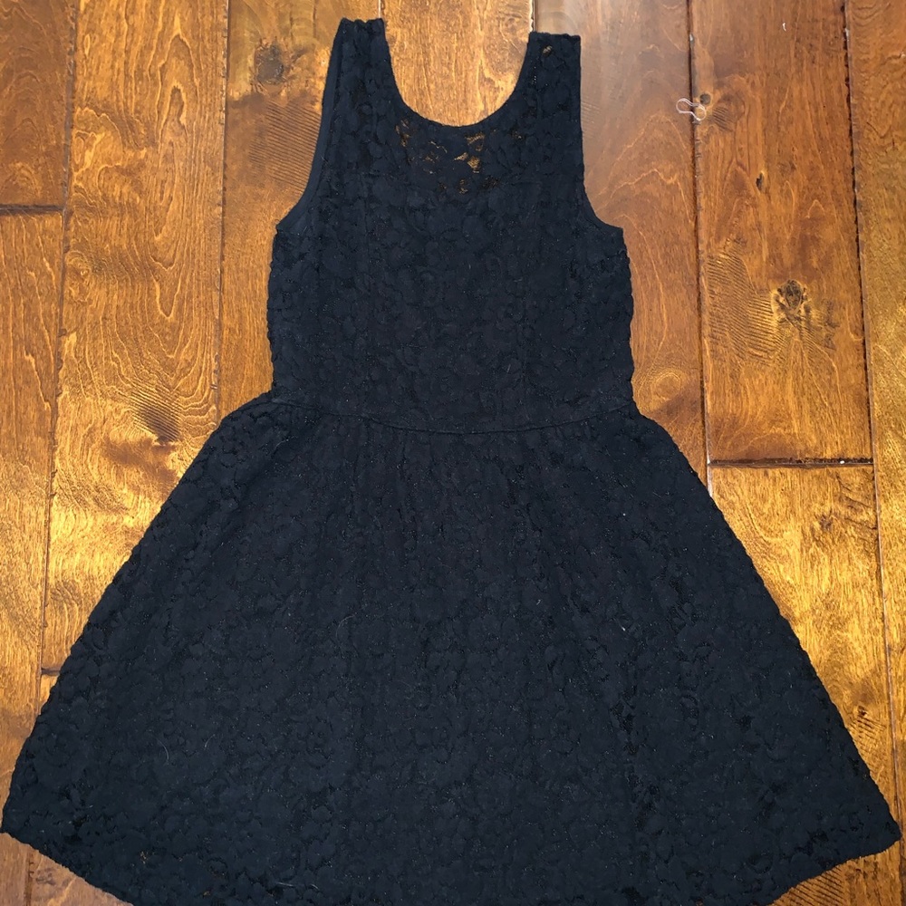 Black lace dress- Abercrombie kids
